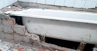 Демонтаж ванной комнаты в Пушкине - стоимость работ от 822 руб. | Сварной-Пшн